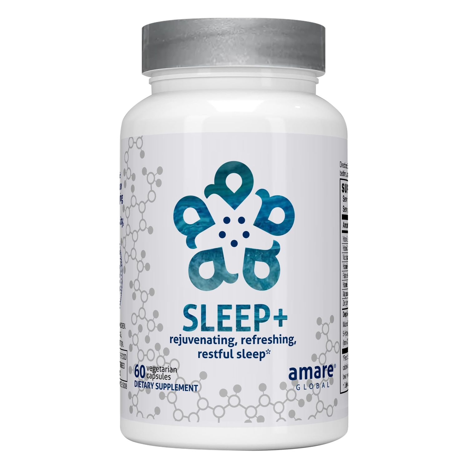 Amare Global Sleep Daily Melaton-Free Supplement for Refreshing and Restful Sleep, 30 Servings