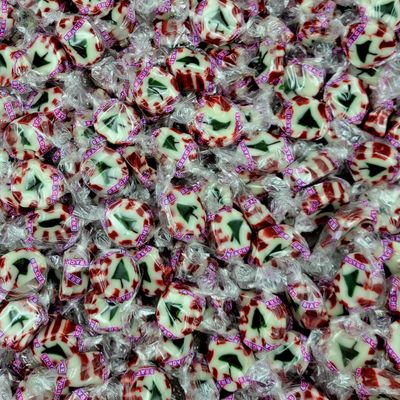 Brachs Holiday Peppermint Nougat Candy - Individually Wrapped Bulk Pack - Christmas Holiday Classic - 2 Pound (Pack of 1)