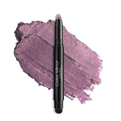 Color Mirror Cream Waterproof Hypoallergenic Eyeshadow Stick, long wear Metallic Glitter Matte Eye Shadow Pencil With Makeup Brush, Eye Brightener, 59 Amethyst Metallic