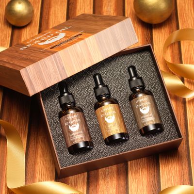 Beard Oil for Men - Sandalwood, Vanilla Cedarwood Natural Mens Beard Oil Kit with Argan Jojoba Oil - Beard Softener Deeply Moisturizer Adding a Natural Shine, Grooming Kit Beard Care for Him