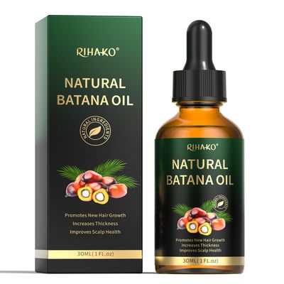 RIHAKO Batana Oil for Hair Growth, Pure Natural Raw Batana Hair Growth Serum for Promotes Hair Regrowth, Care for Hair Thickness Scalp