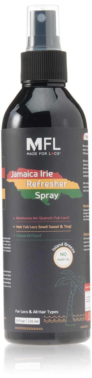 Made For Locs Jamaica Refresher Spray Locs Moisturizer Locs Deodorizer Amazing Scents (Tropical, 8 oz)