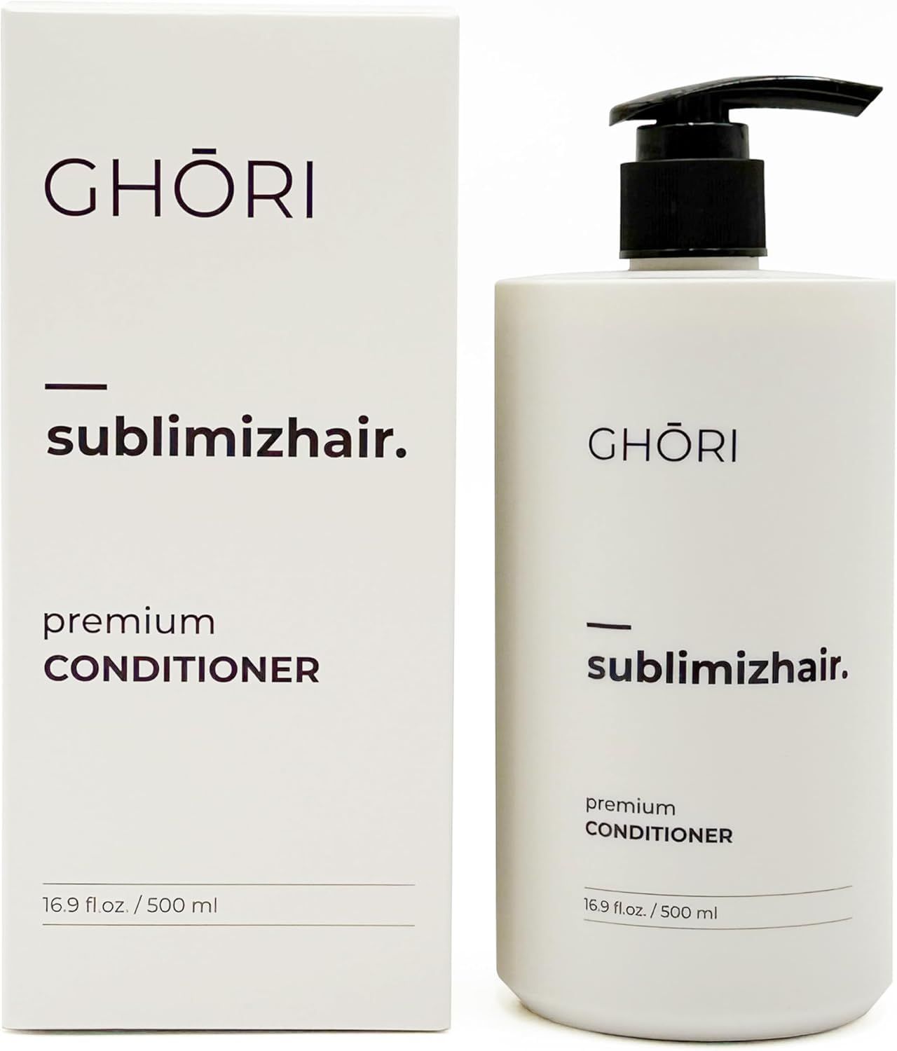 GHORI Sublimizhair Premium Conditioner - Made in Korea, With Decocted Herbal Extract,Stimulates Healthy Hair Growth, Strengthens Scalp, Prevents Hair Loss, 16.9 FL OZ (500 mL).