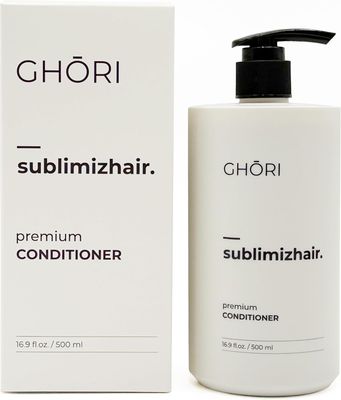 GHORI Sublimizhair Premium Conditioner - Made in Korea, With Decocted Herbal Extract,Stimulates Healthy Hair Growth, Strengthens Scalp, Prevents Hair Loss, 16.9 FL OZ (500 mL).