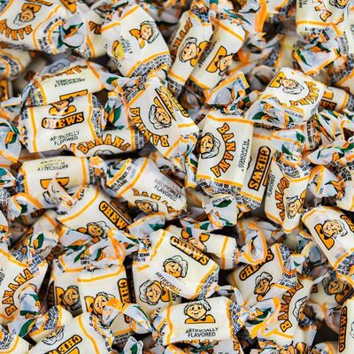 Banana Flavored Fruit Chews, 2 Pounds Bulk