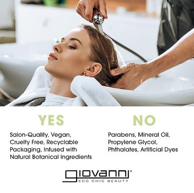 GIOVANNI Hydrating Scalp Oil - Moisturizes Balances Scalp, Helps Strengthen Improve Hair Texture, Infused with Biotin and Rosemary, Vegan - 1.4 oz