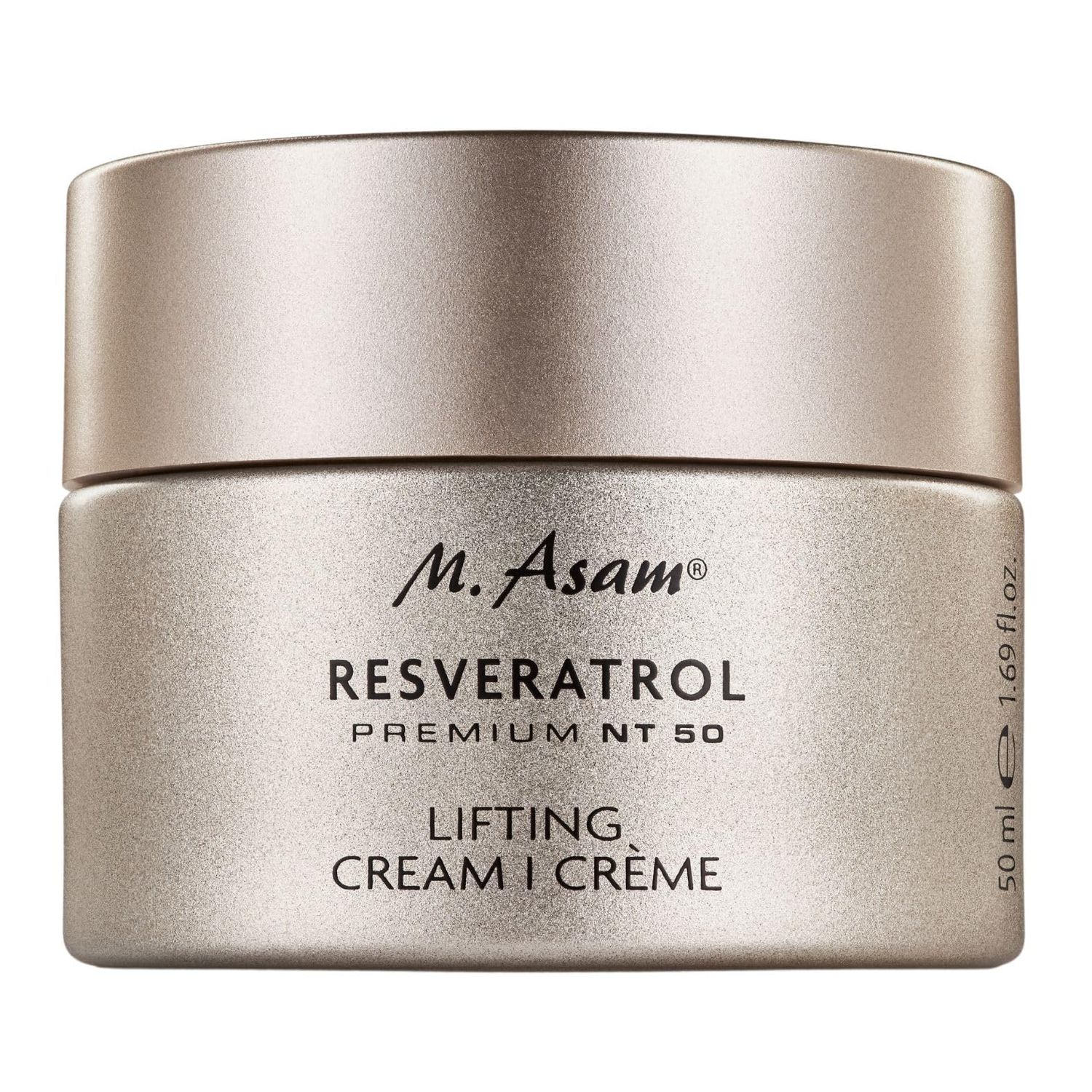 M. Asam RESVERATROL PREMIUM NT50 Lifting Cream (50ml) - Moisturizer Face Cream with Hyaluronic Acid, Facial Moisturizer for Firm and Smooth Skin, Vegan Skincare for Youthful Radiance