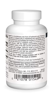 Source Naturals Hyaluronic Acid Injuv 70mg - 30 Softgels