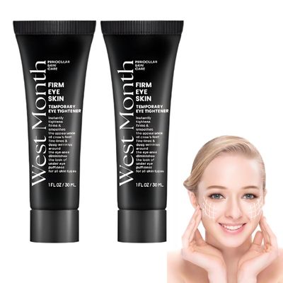 2025 New West Month Firm Eye Cream, Instant Eye Firm Cream, WEST MONTH Fast Firming Eye Cream, Anti Aging Eye Cream for Dark Circles, Puffiness Bags