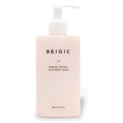 BEIGIC Damage Repair Treatment Mask - Vegan Silicone-free Deep Conditioning Hair Mask with Argan Oil Vitamin E for Dry, Damaged, Thinning, Frizzy Hair (10.06 fl oz)