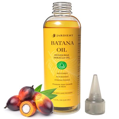 Jardient Batana Oil for Hair Growth: 100 Pure and Natural Batana Oil from Honduras Dr. Sebi Recommended - Promotes Hair Growth and Thickness for Women Men 4.2 FL OZ