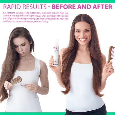 NAPURA S2 Anti Hair Loss Biotin Shampoo - Hair Thickening Organic Care for All Types - Professional Sulfate Free Growth Care for Men and Women (large, 13.53 fl oz)