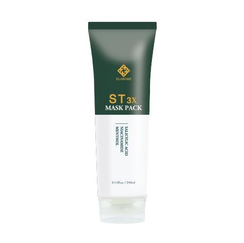 Elabore ST 3X Mask Pack - Scalp Therapy for All Scalp Types, Releases Stress, Softens Exfoliation, Cleans Hair Follicles, Strengthens Roots 8.11 fl.oz 240ml