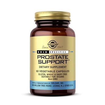 Solgar Prostate Support - 60 Vegetable Capsules - Non-GMO, Vegan, Gluten Free Dairy Free - 30 Servings