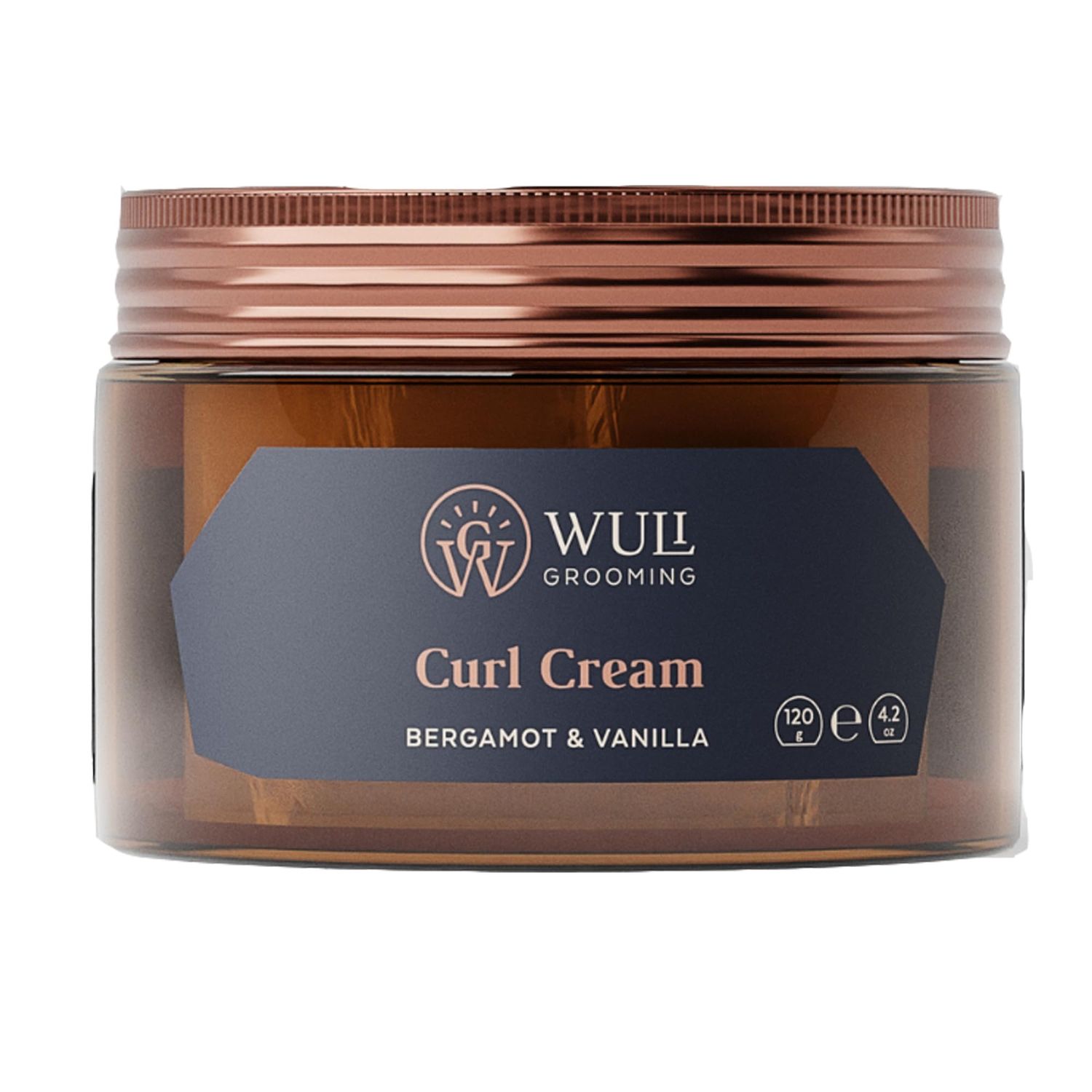 Curl Cream for Curly Hair - Hydrating Anti-Frizz Styling Cream - Products for Women Men - Vegan Cruelty-Free - 120g