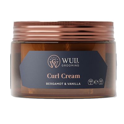 Curl Cream for Curly Hair - Hydrating Anti-Frizz Styling Cream - Products for Women Men - Vegan Cruelty-Free - 120g