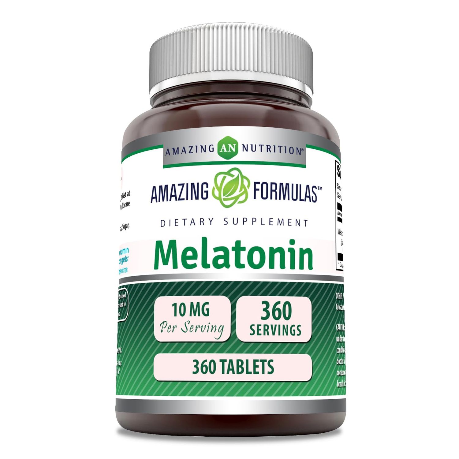 Amazing Formulas Melatonin Supplement 10 Mg per Serving 360 Tablets Non-GMO Gluten-Free Made in USA
