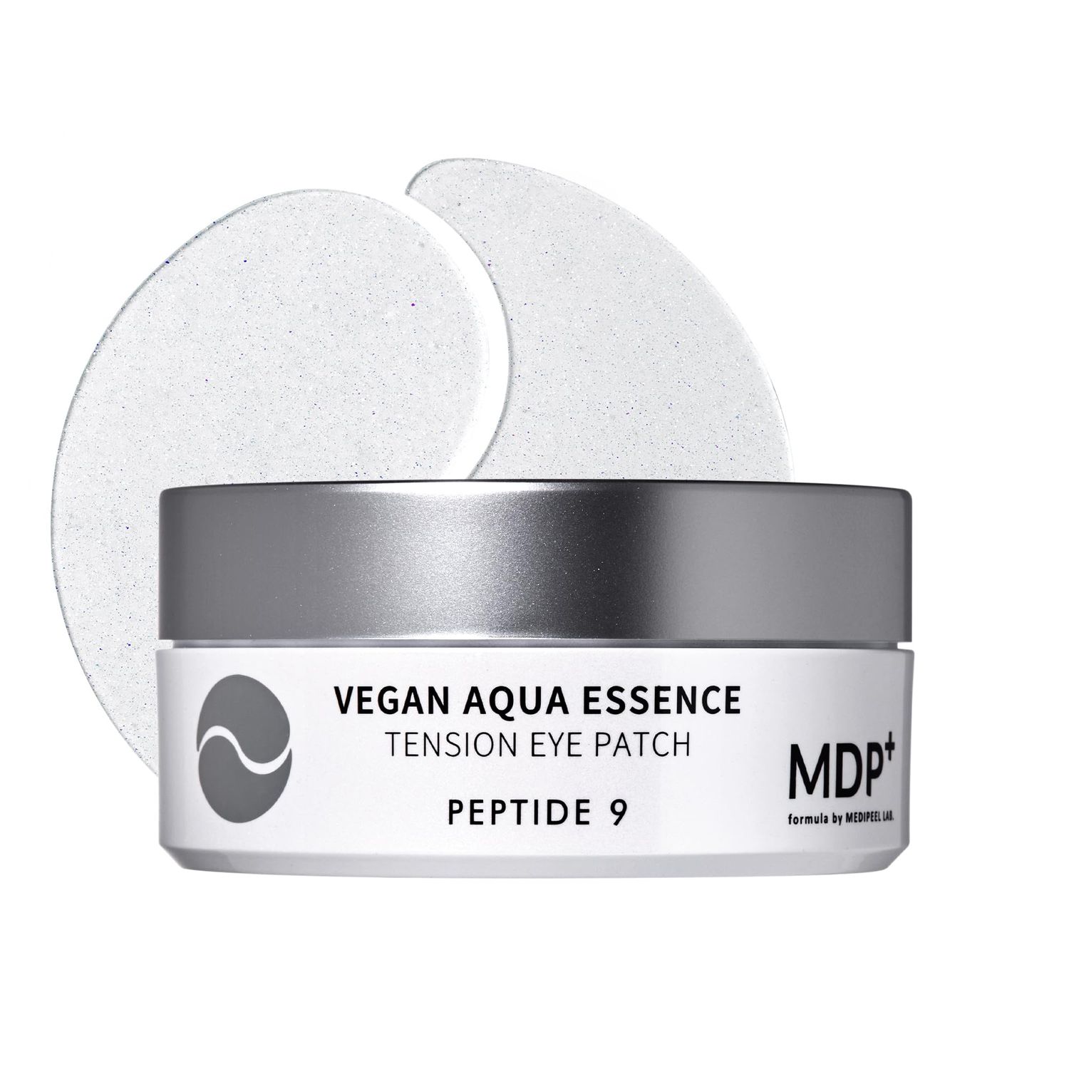 MDP PEPTIDE 9 VEGAN AQUA ESSENCE TENSION EYE PATCH, Niacinamide, eye mask 3.38 oz1.6gx60ea,Hyaluronic Acid, Wrinkle Care, Under Eye Mask, Puffy Eyes, Hydrating Treatment