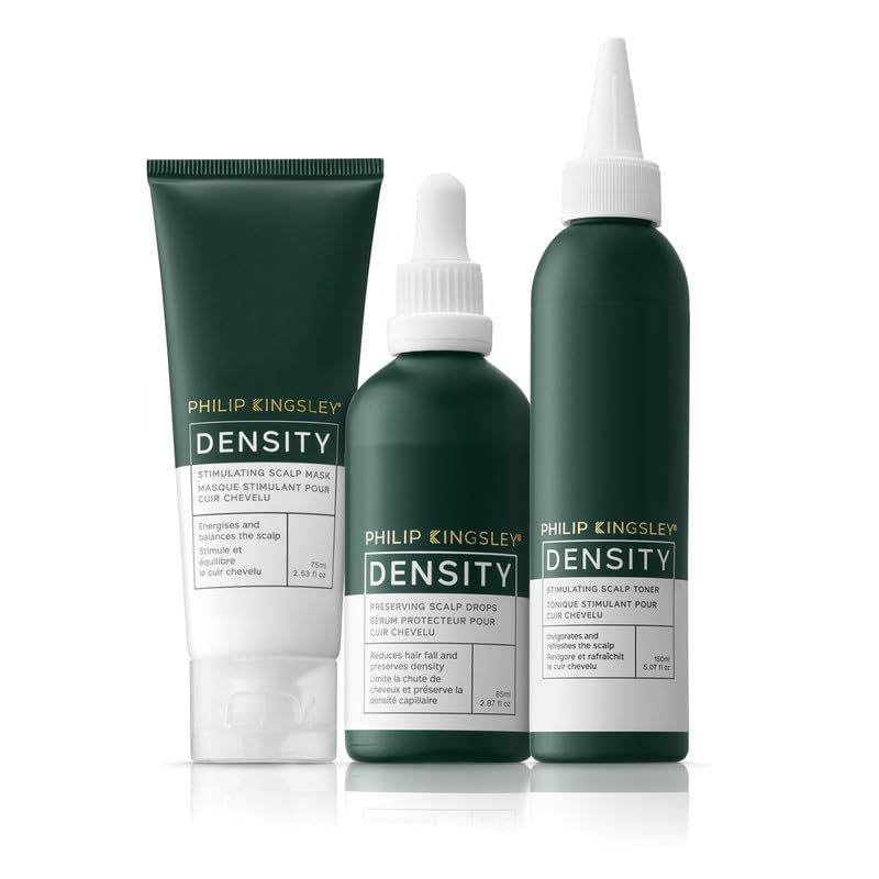 Philip Kingsley Density Stimulating Scalp Treatment - Scalp Mask, Drops and Tonic Toner for Fine Thin Hair Loss Prevention Products for Thickening and Strengthening