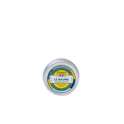 Feret Le Baume Multi-Purpose Balm - Violette - Natural Lip Balm with Shea Butter Honey - Hydrating Moisturizer for Dry Skin, Lips Cuticles - Made in France - 15ml .6oz