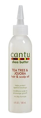 Cantu Shea Butter Tea Tree Jojoba Hair Scalp Oil, 6 Fluid Ounce (Pack of 6)