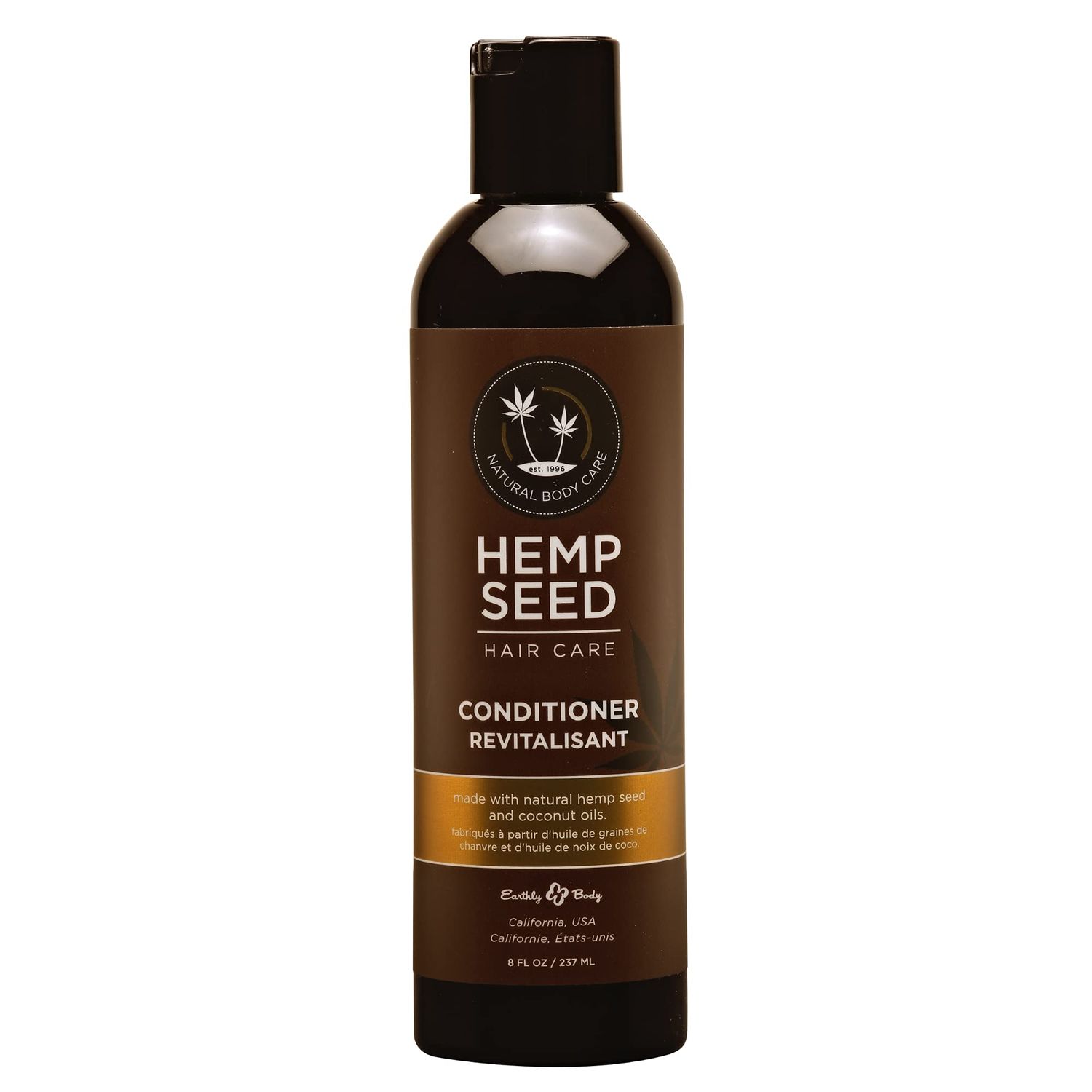 Hemp Seed Hair Care Conditioner, Naked in the Woods - 8 oz - Keeps Hair Feeling Soft Smooth - With Hemp Seed Oil, Coconut Oil Vitamin E - Vegan, Cruelty Free