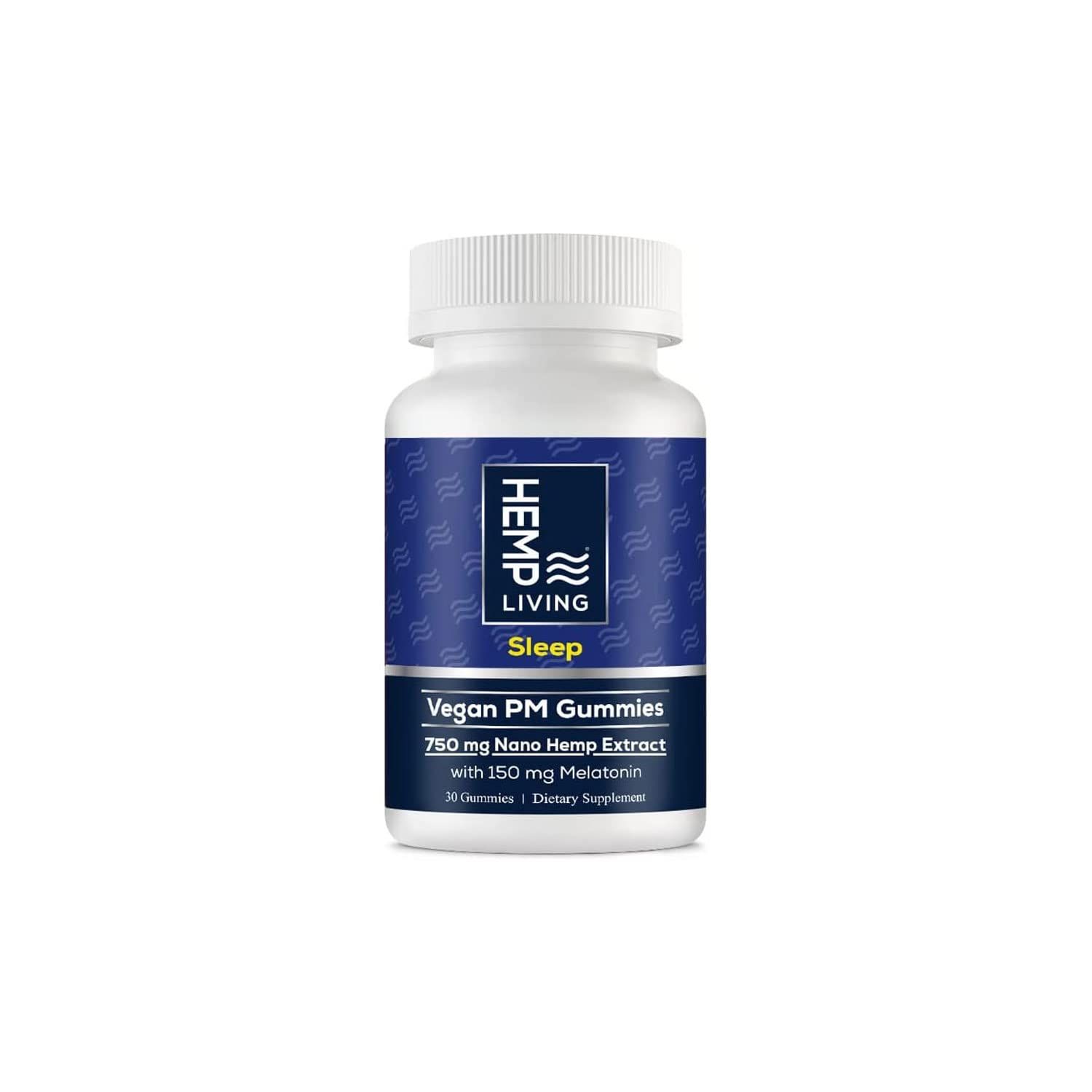 HEMP LIVING Sleep Gummies, Sleep Aid Gummies, Melatonin Supplements for Longer Sleep, Sleeping Pills, Sleeping Support, 150 mg Melatonin, 30 Gummies