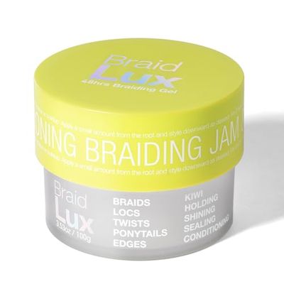 Lux Collection Braid Lux Conditioning Shining Sealing No Flaking Natural Ingredients Scented Hair Gel Tamer