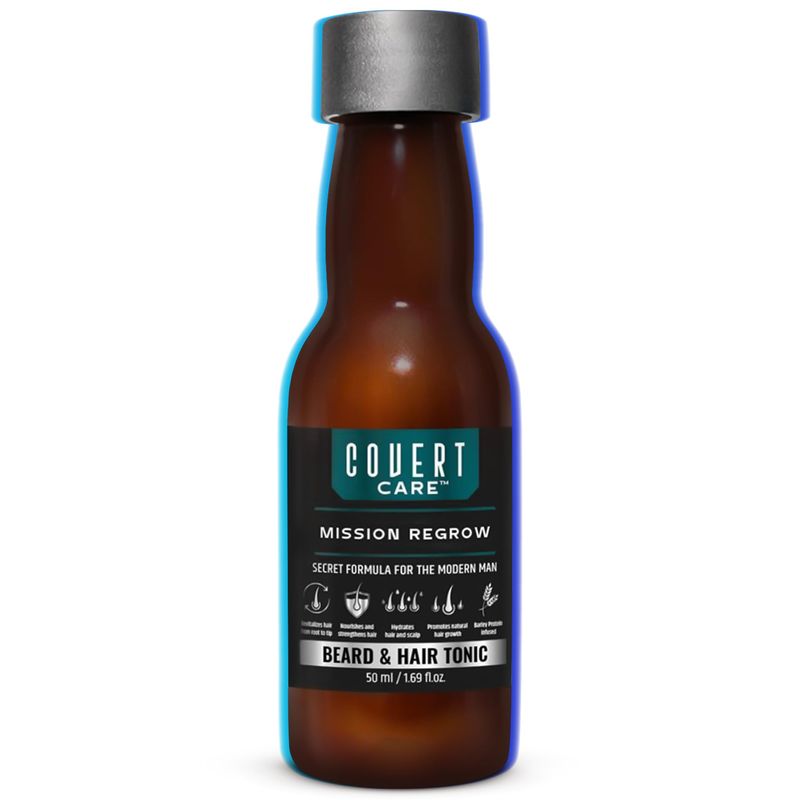 Hair and Beard Thickening Serum for Men - Lightweight Root Activator for Thinning Hair, Scalp Nourishment for Fuller, Stronger-Looking Hair