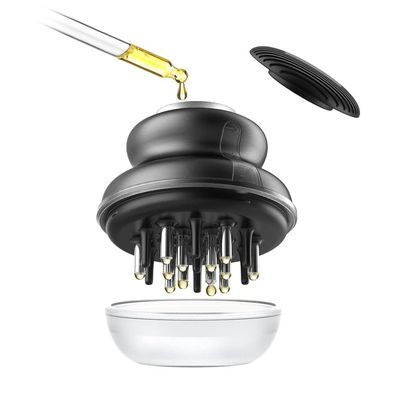 Kimairay Scalp Applicator, Oil Applicator Bottle Comb for Hair Care, Medicine Scalp Head Fluid Brush, Essential Oil Hair Treatment Device, Suitable for Home and Travel