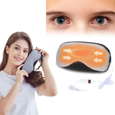 Vicmama Heated Eye Mask for Dry Eyes, 5-Speed Timed Temperature Control, Digital Countdown, Warm Eye Compresses, Relieves Dry Eye Problem