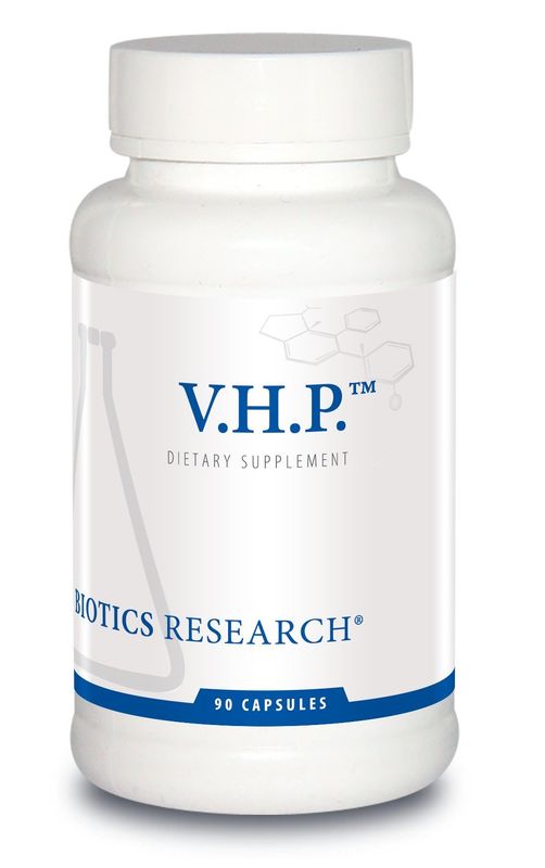 Biotics Research V.H.P. - Valerian, Hops, Passionflower, GABA, Anxiolytic, Relaxation Formula, 90 Capsules