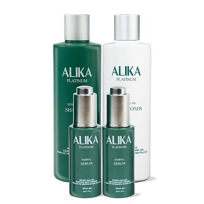 ALIKA Natural Hair Restoration System Shampoo, Conditioner, And 2 Serum Set Hair Growth, Grow Gorgeous Hair Growth, Hair Loss Treatments for Women, Men, Suitable For Dry, Oily, Normal Scalp