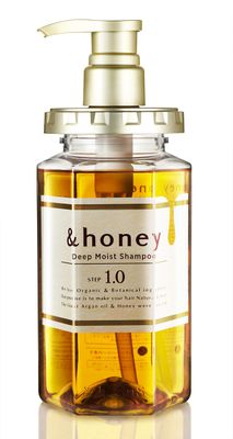 honey Shampoo Deep Moist 1.0 Organic Hair and Scalp Care for Intense Cleansing and Hydration - Moisture-Enhancing Wash and Protection - Ideal for Straight, Curly, Curl, Frizzy, Kinky, Treated, Colore