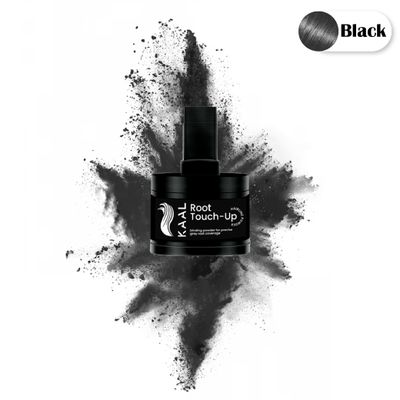 KAAL Hairline Powder: Concealer for Hair Loss, Root Touch Up, Hair Toppers, Eyebrow Beard Filler, Hair Fibers for Thinning Hair (Black)