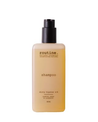 Routine Hydrating Shampoo for Women and Men - 350ml Normalizing and Softening Hair Travel Size Moisturizing Refillable Paraben and Sulfate Free - Dirty Hipster