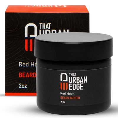 That Urban Edge Beard Butter Balm Styles, Softens, Strengthens Beard Naturally Promotes Healthy Bread Growth, Reduces Dandruff Itchiness Natural Beard Leave-in Conditioner 2 oz