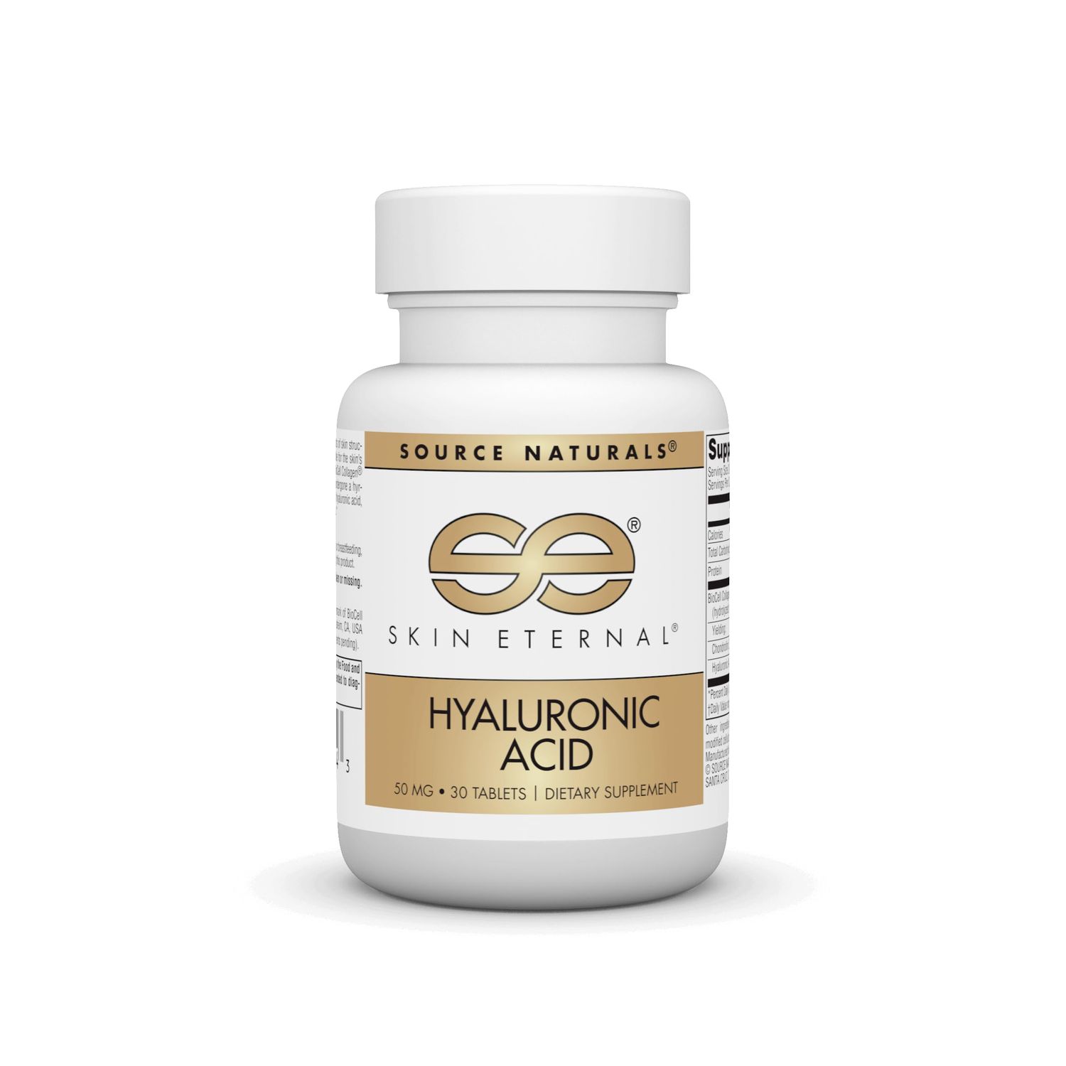 Source Naturals Skin Eternal Hyaluronic Acid, 50mg - 30 Tablets