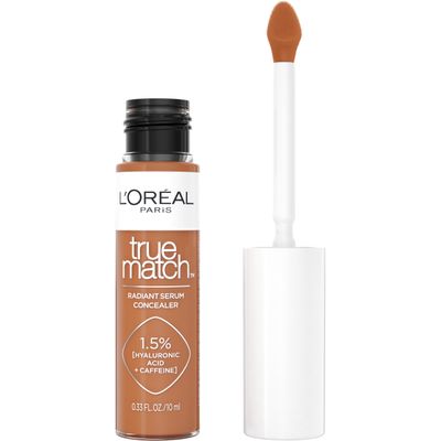 L&#39;Oreal Paris True Match Radiant Serum Concealer, Brightening Under Eye Concealer Make Up with 1.5 Hyaluronic Acid and Caffeine, C8, 0.33 Oz