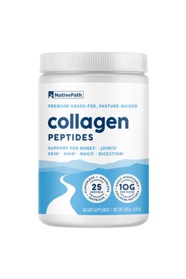 NativePath Collagen Peptides Protein - Hydrolyzed Type 1 3 Collagen Powder for Skin, Hair, Nails - 8.8 oz (25 Servings)