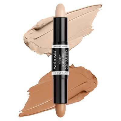 wet n wild MegaGlo Dual-Ended Contour Stick MediumTan, Cruelty-Free