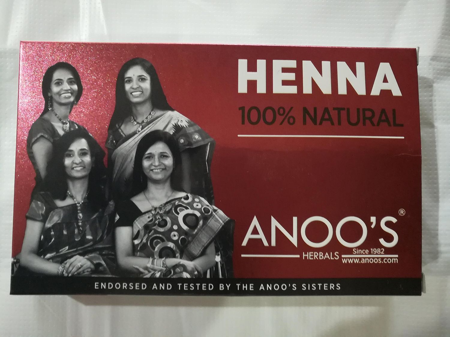 Anoo&#39;s Henna Herbal Pack 100 gm