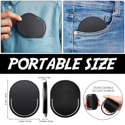 6 Pieces Pocket Palm Combs Pocket Brush, Shampoo Brushes, Scalp Massager Hair Brush Comb for Men Travel