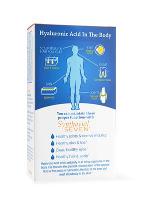 Hyalogic Synthovial Seven Hyaluronic Acid Liquid - HA Support - Vegan - 1 oz