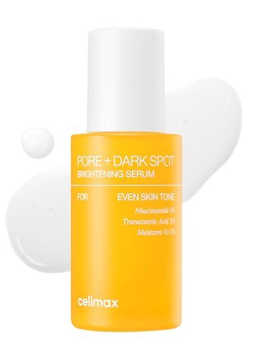 celimax PoreDark Spot Brightening Serum 30ml Gel-like Serum for Enlarged Pores with Niacinamide, Tranexamic Acid, Pore Minimizer, Non-Irritating, Hydrating, For Sensitive Skin, hyperpigmentation