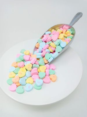 Sweet and Sour Small Conversation Hearts 2 pounds Pastel Hearts