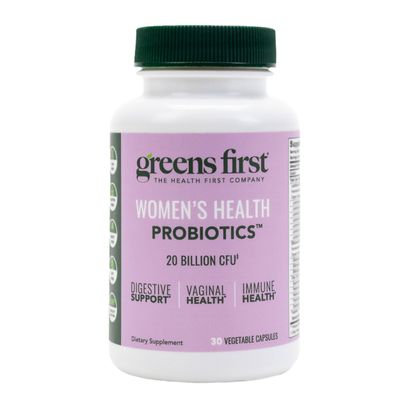 Greens First Womens Health Probiotics - Probiotic for pH Balance - 20 Billion CFU - Support for Digestive, Immune Vaginal Health Non-GMOGluten-FreeDairy-FreeSoy-Free (30 Vegetable Capsules)