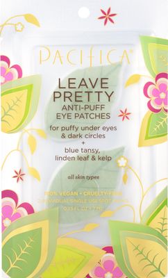 Pacifica Undereye Spot Serum Mask - Leave Pretty Anti-Puff Eye Patches with Vitamin C Kelp, Hydrating Under-Eye Masks for Dark Circles Puffiness (2 Pack), Vegan
