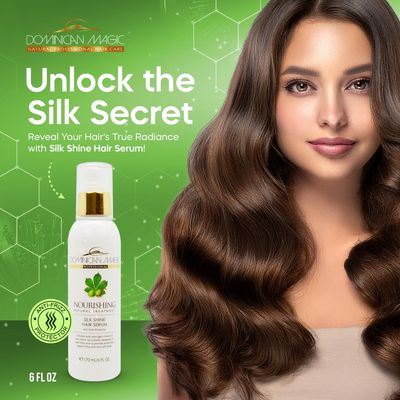DOMINICAN MAGIC Nourishing Hair Styling Serum, Anti-Frizz Serum Hydrating Hair Treatment for Dry, Frizzy Hair, 6oz