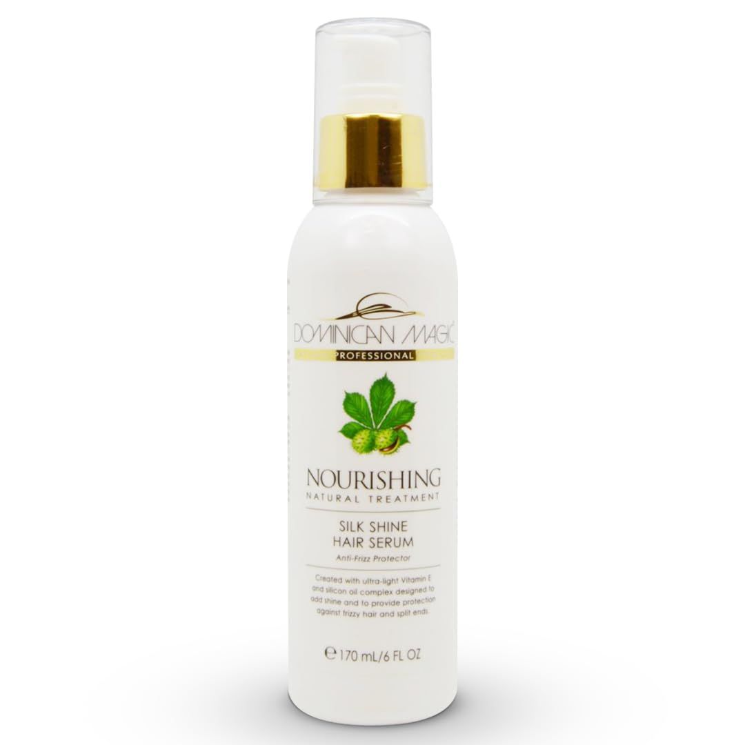 DOMINICAN MAGIC Nourishing Hair Styling Serum, Anti-Frizz Serum Hydrating Hair Treatment for Dry, Frizzy Hair, 6oz